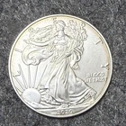 2020 American Silver Eagle coin Slight Toning 1 Troy Ounce .999 Silver 1 USD
