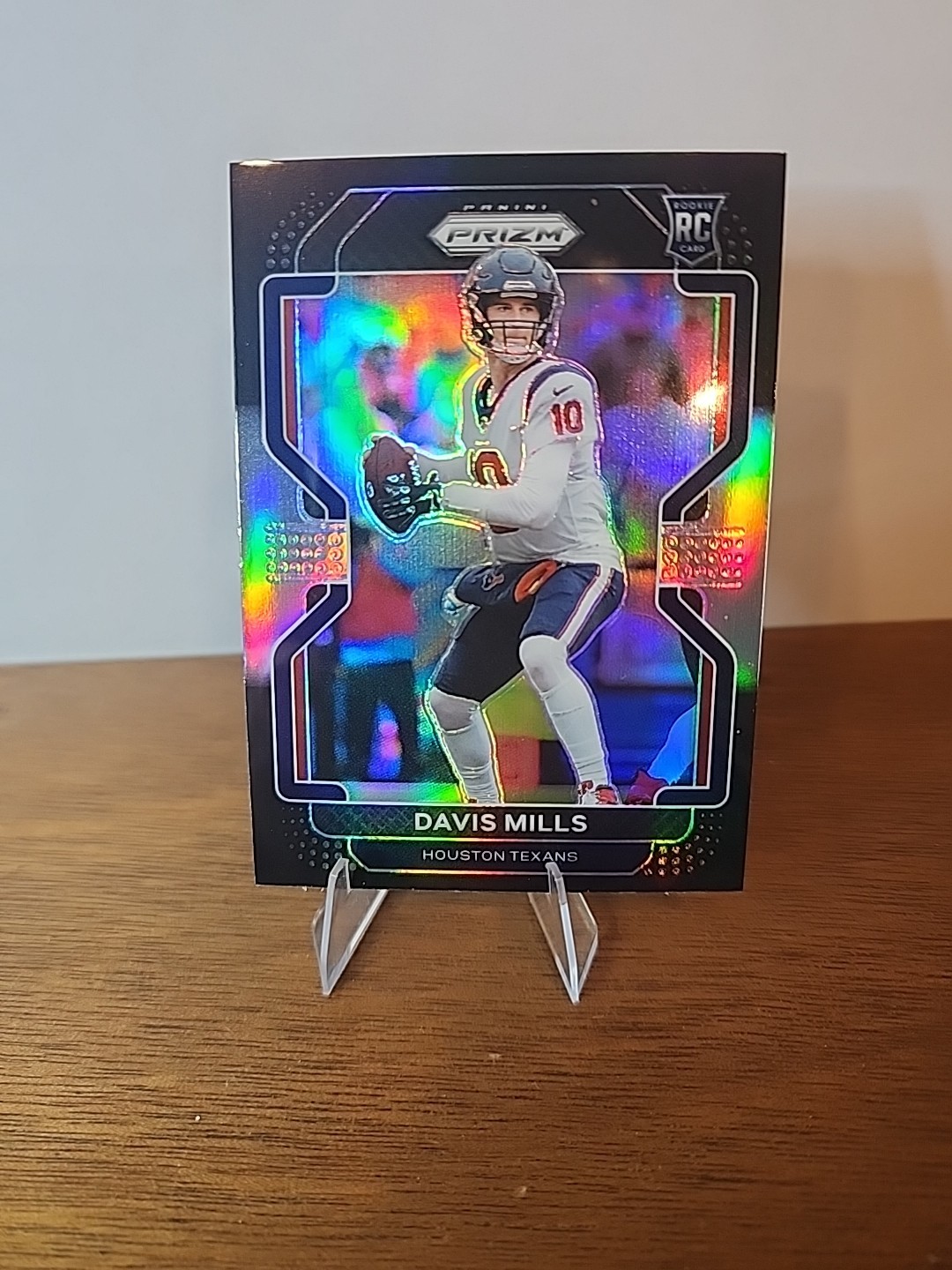2021 Panini Chronicles - Prizm Black Davis Mills #PB-15 Silver Prizm (RC)