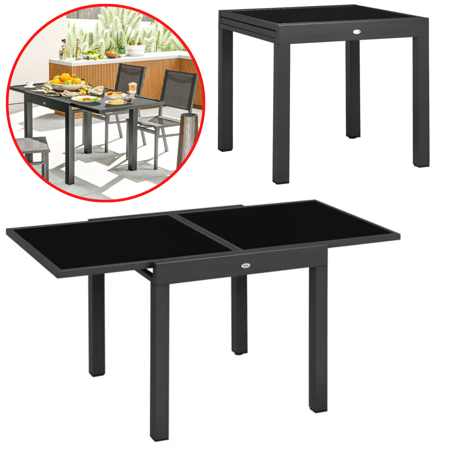 Table extensible jardin aluminium : optimisez l'espace de la terrasse