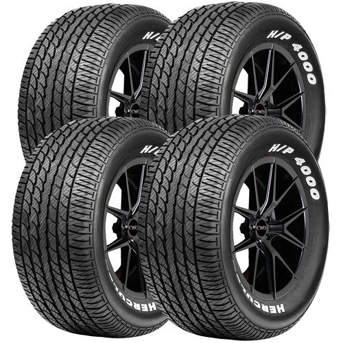 (QTY 4) P225/70R15 Hercules H/P 4000 100T SL White Letter Tires | eBay