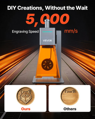 Portable Laser Engraver, 5000 mm/s High Speed, Class 4