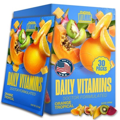 Dr. Price's Multivitamin for Women and Men | Tropical 30 Servings | Daily Sup...