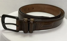 Columbia Sportswear Co Brown Genuine Leather Belt Sz 38 Style 95 11CO02A9