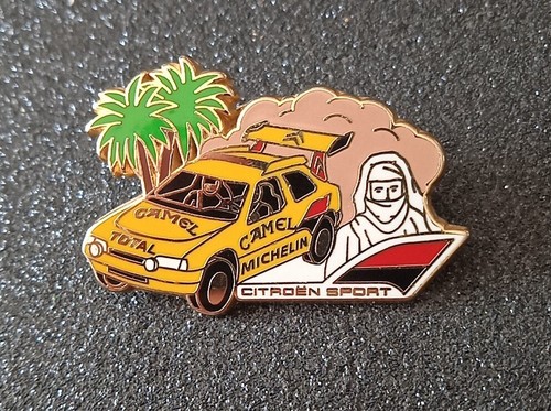 Pin's ZX Rallye Raid – Citroën Sport Total Camel Michelin – Arthus Bertrand Paris