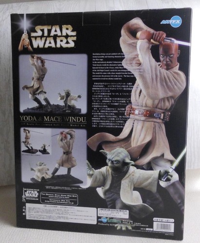 STAR WARS Kotobukiya ARTFX Yoda & Mace Windu 1/7 Scale Figure New Japan - Picture 5 of 10