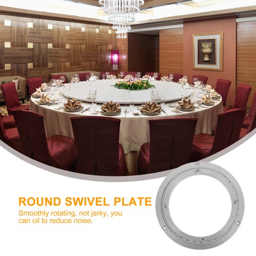 Turntable Display Rack Swivel Plate Bearings Plates Rotating Dining - Picture 5 of 12