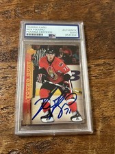 Nick Foligno IP Signed UD Young Guns Card PSA DNA Coa Slab Senators Autographed