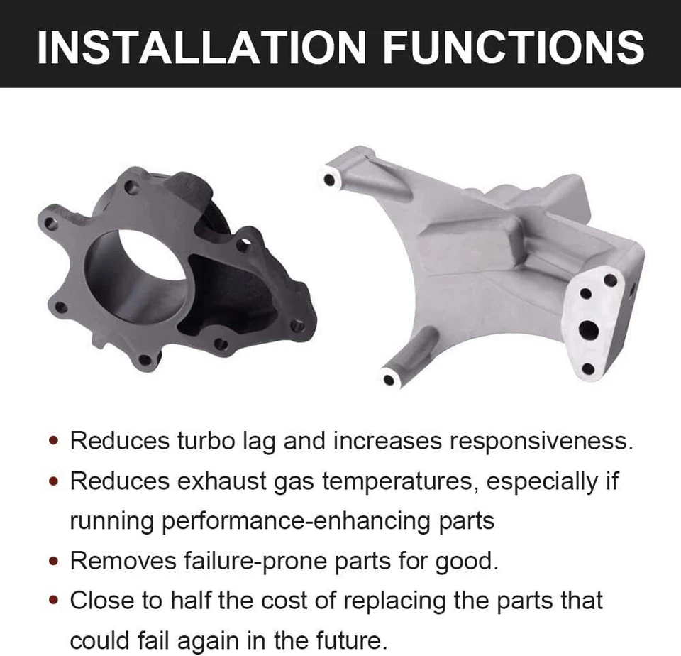 Turbo Pedestal+Bolts & Housing Fit For 1999-03 Ford Powerstroke Diesel 7.3L Foto 2 de 4