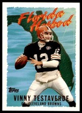 Vinny Testaverde 1995 Topps Florida Hotbed Card FH-9