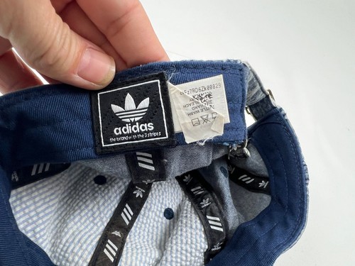 Adidas Hat Cap Strapback Blue Adjustable Trefoil Adult Sports Adult Casual Mens - Picture 4 of 6