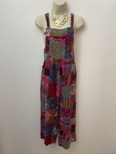 ✨Mono/mono de retazos florales boho chic de festival talla mediana ~ tan lindo ✨ - Imagen 2 de 8