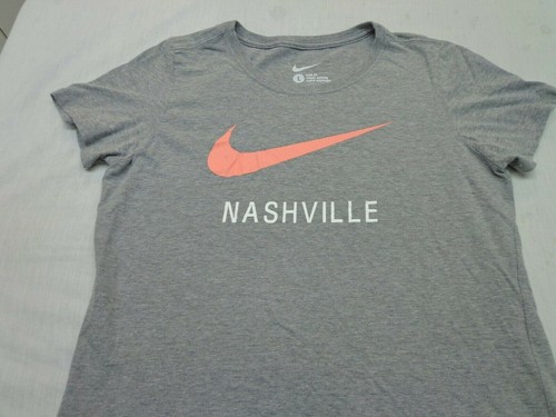 Peach Swoosh T Shirt Large Slim Fit 