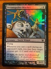 2013 Mtg Magic the Gathering Modern Masters Dreamspoiler Witches Holo #81/229