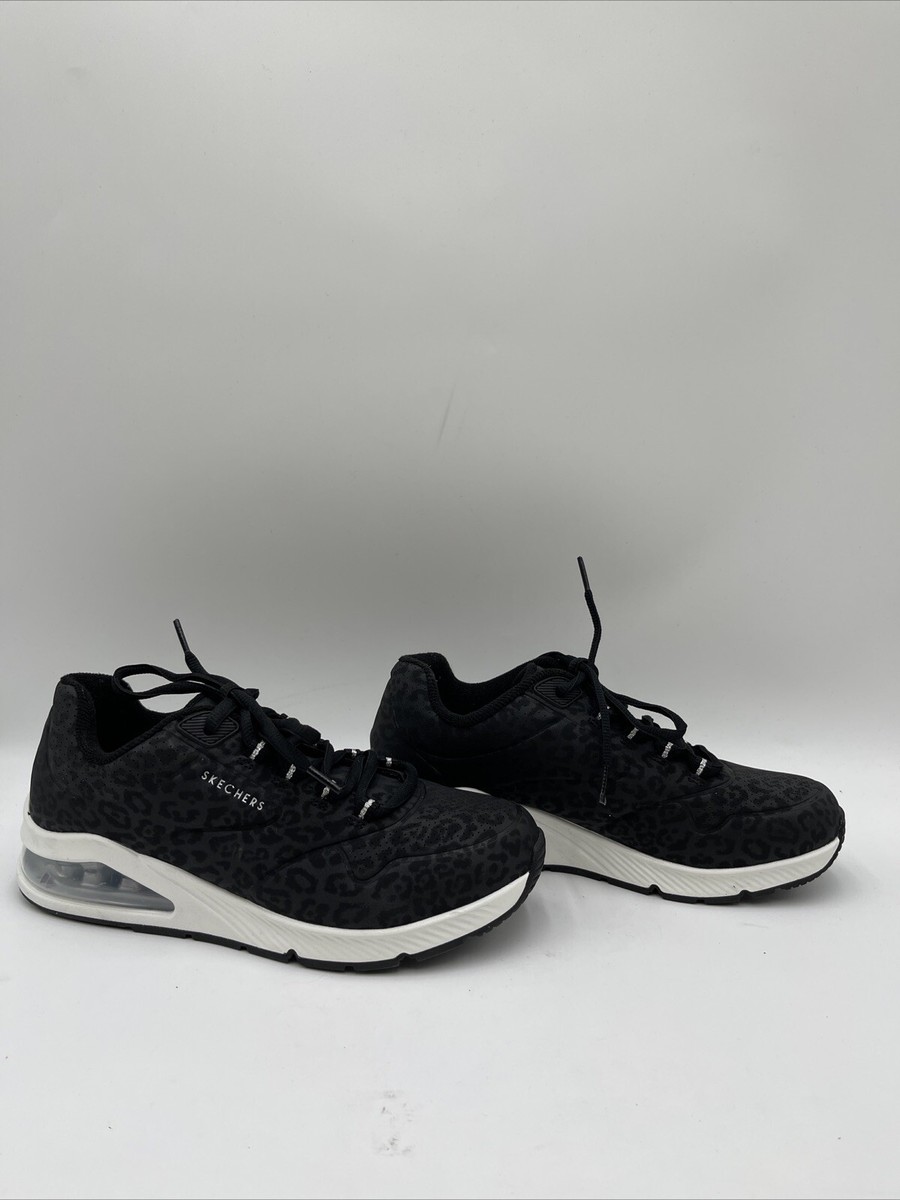 Skechers Uno Wedge-everything Nice Sneaker in Brown Black