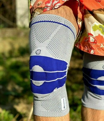 Bauerfeind GenuTrain Size 4 Knee Joint Brace Patella Support Meniscus ACL Hinge