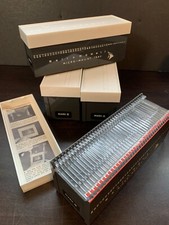 4 Bell Howell Micro-Mount 35mm Clear Slide Trays Each Holds 40 Red Mark II