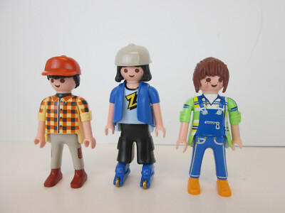 Playmobil Rollerblade Skater Girl Friends Teenager Figures Lot 3''