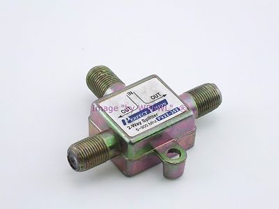 Mini 2-Way Antenna Splitter 5-900MHz - Sold by W5SWL