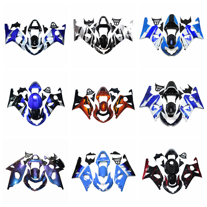 ABS Fairings for Suzuki GSXR1000 2000 2001 2002 K1 00 01 02 Bodywork Body Kits