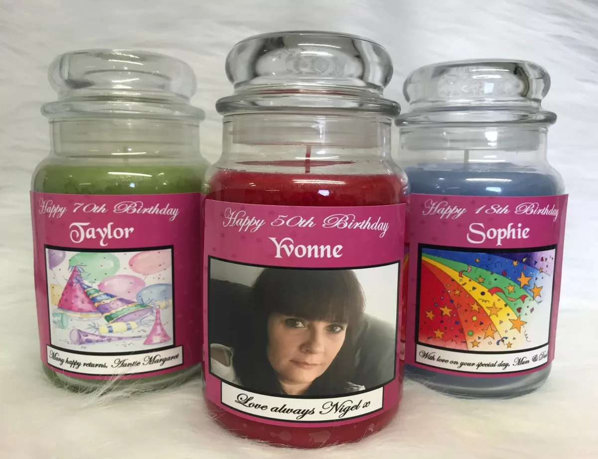Personalised sale yankee candle