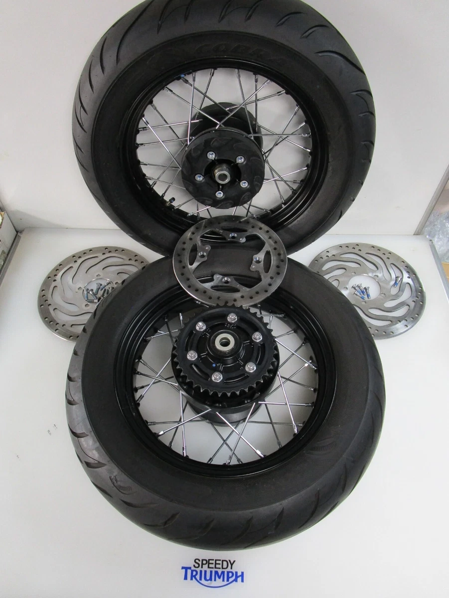 TRIUMPH BONNEVILLE SPEEDMASTER 1200 FRONT REAR WHEELS DISCS