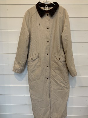 canvas long coat