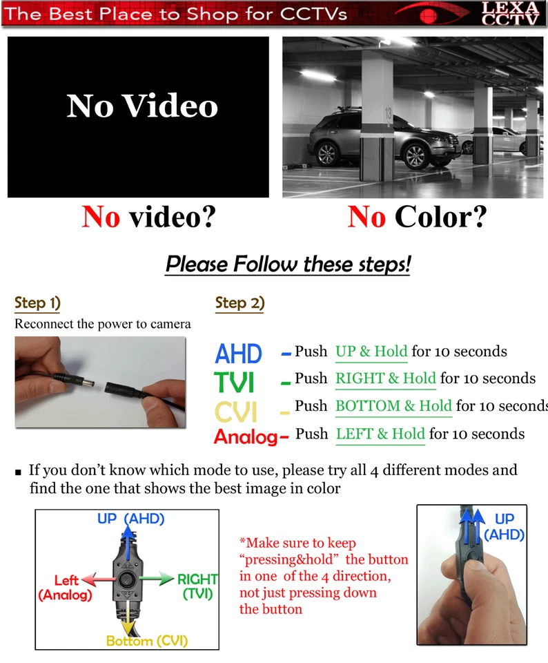 4 câmeras de segurança de vigilância analógica HD 4 em 1 2MP 1080P 2.8-12mm TVI AHD CVI - Imagem 2 de 4