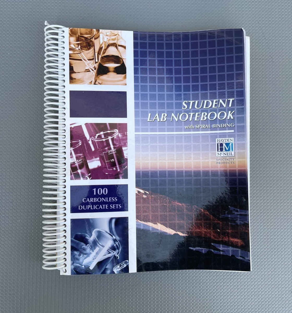 Student Lab Notebook 100 Carbonless Duplicate Sets (Spiral, 47 OFF