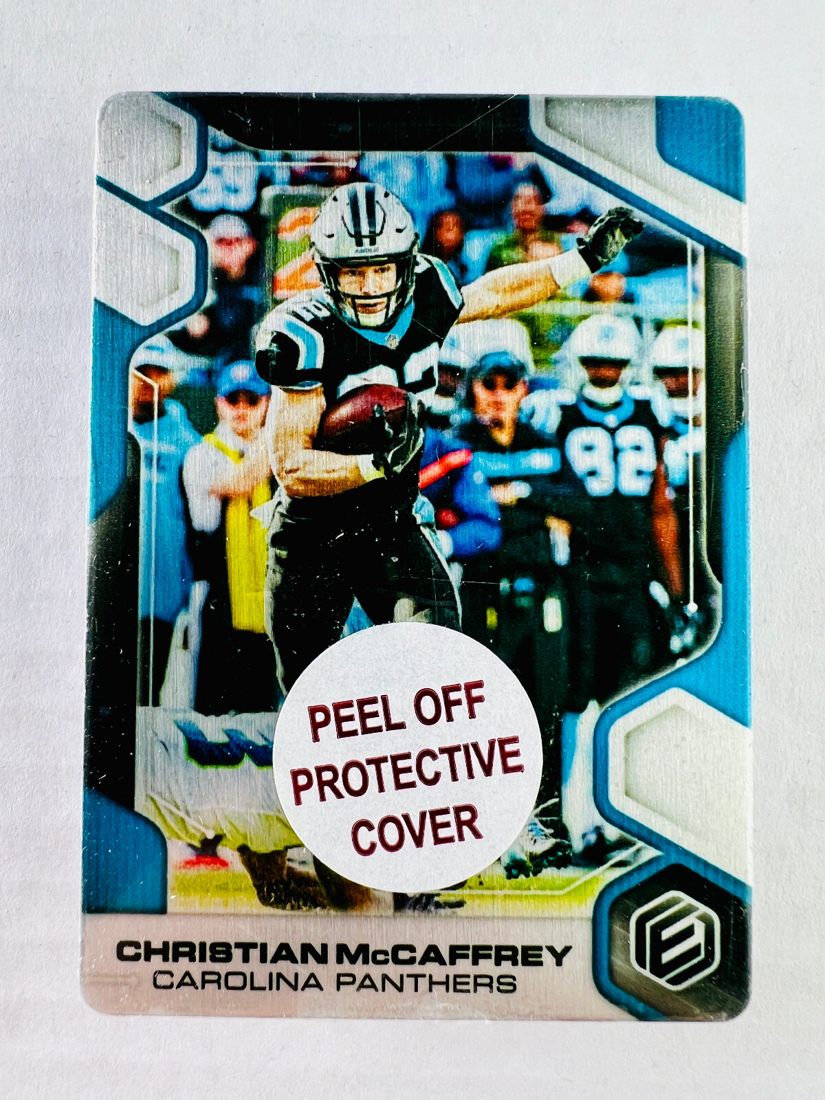 2019 Panini Elements CHRISTIAN MCCAFFREY Base #/75 Carolina Panthers Steel