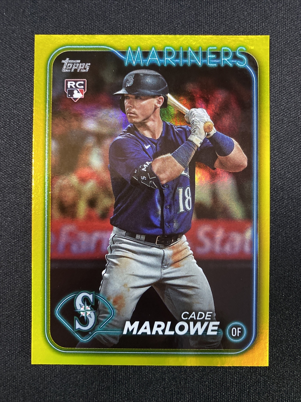 2024 Topps Series 1 Baseball Gold Foil Cade Marlowe #286 Seattle Mariners RC