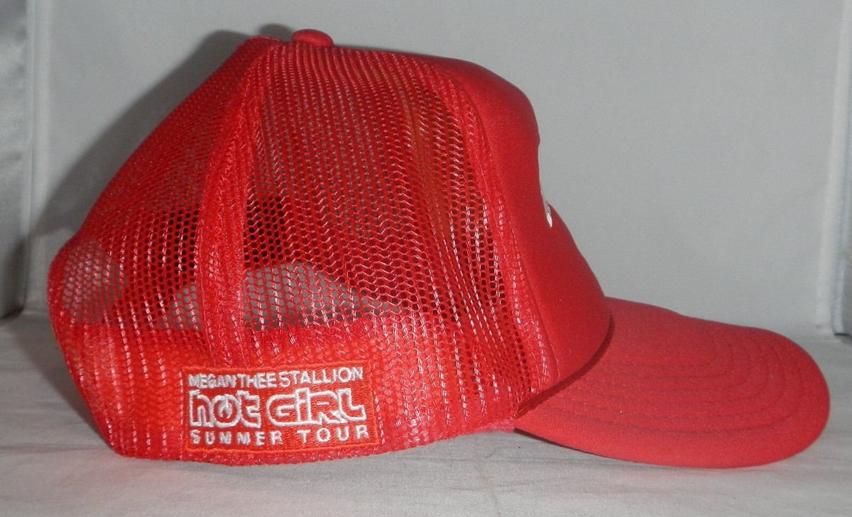 Megan thee Stallion Hot Girl Summer Tour Hot Pink Trucker Snapback Cap Hat Prime Day Deals on Megan Thee Stallion Hot Girl Summer Merch main image 2