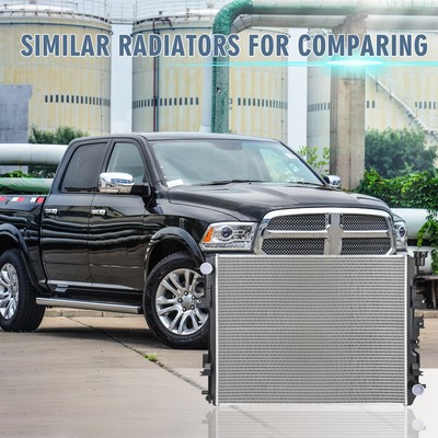 4Row Aluminum Radiator+Shroud Fan fit 2004-2009 Dodge Ram 1500/2500