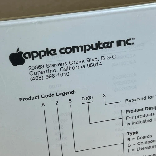 From 1977!! Apple Computer II Retail Price List - 48 YEARS OLD - RARE Vintage