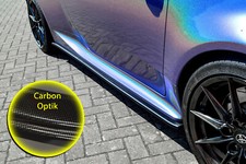 CUP Seitenschweller Sideskirts aus ABS für Toyota Yaris GR Carbon Optik