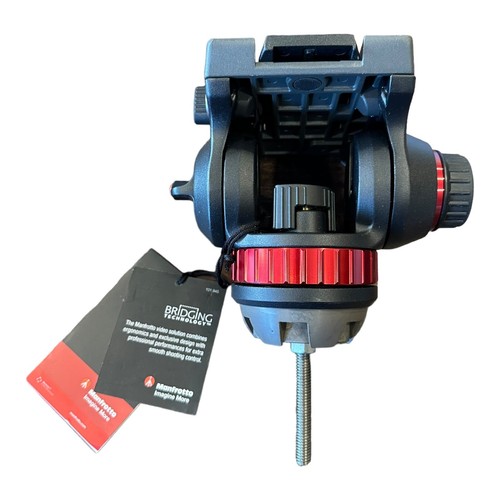 MANFROTTO MVH502AH 502AH Pro Fluid Video Head Flat Base New Open Box eBay