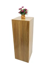Returned item! 42" Tall Cube Pedestal Table Display Flower Sculputure Lamp Stand