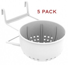 5 x PLASTIC CANARY NEST PAN FOR NESTING CANARIES & BIRDS