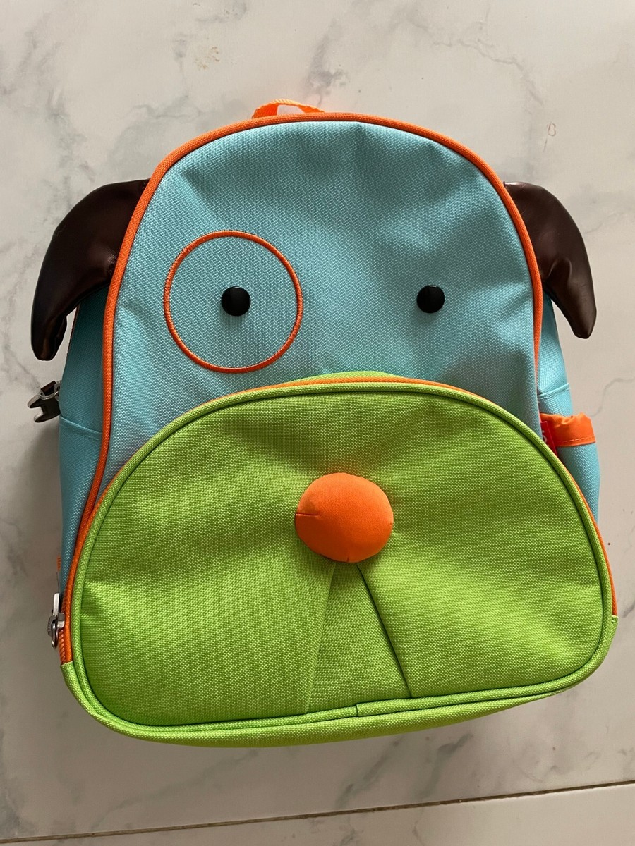 Skip Hop ZOO Toddler Backpack Dog Blue/Green Unisex