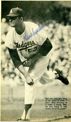MLB Don Drysdale patch piece 789343 | eBay