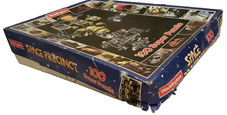 1995 WADDINGTONS Space Precinct 100 Super Puzzle Jigsaw Boardgames Vintage - Image 4 of 4