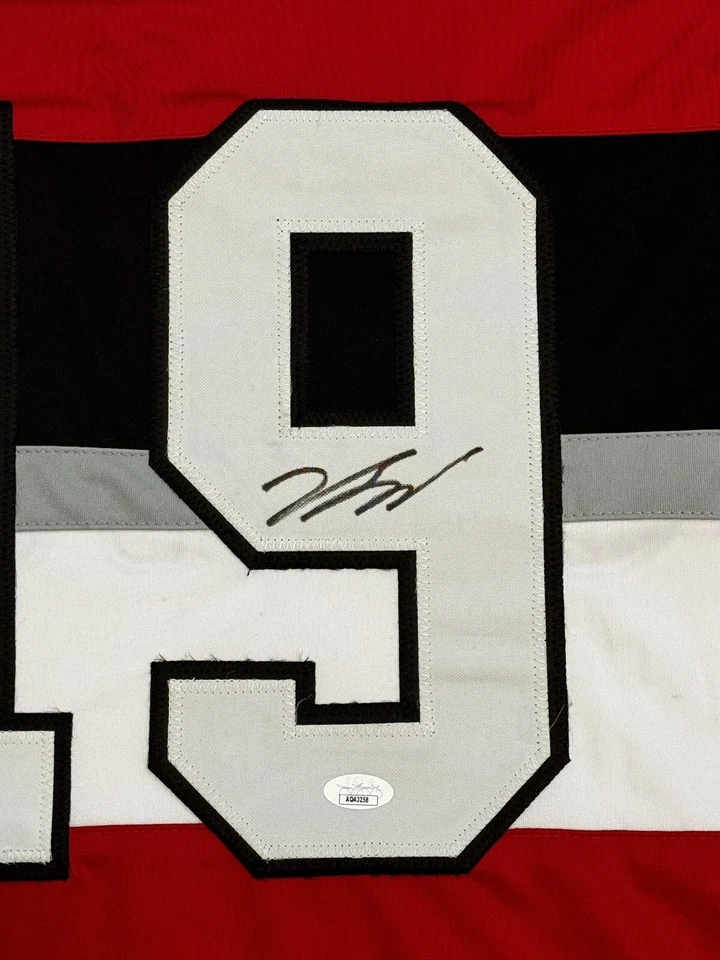 Camiseta firmada por Jason Spezza de los Senadores de Ottowa autografiada personalizada certificado de autenticidad de la JSA Foto 3 de 3