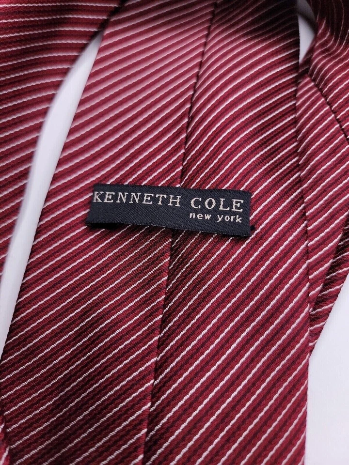 Kenneth Cole мужской официальный галстук 59 «Lx4» W темно-бордовый галстук - Изображение 3 из 4