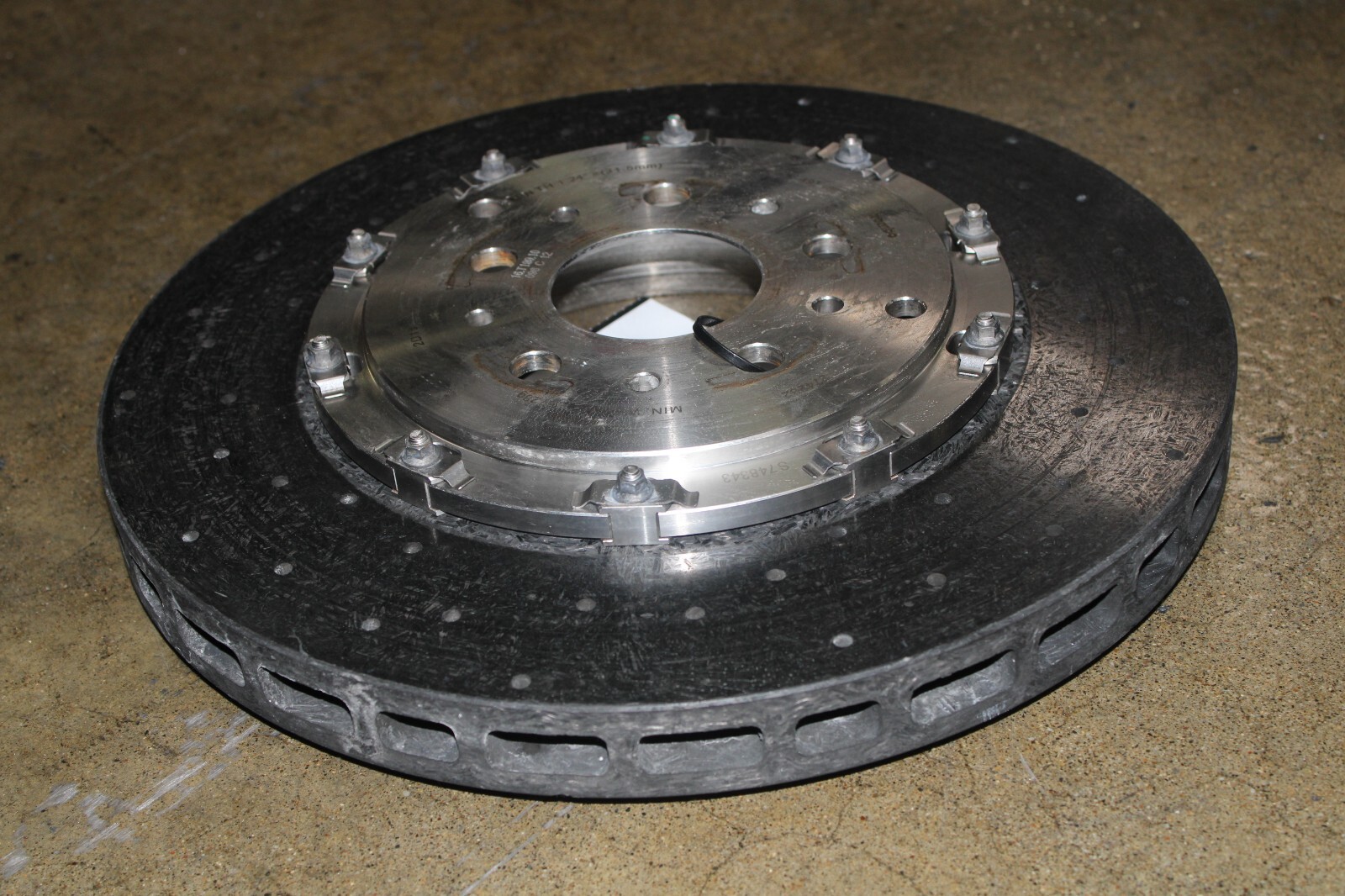 Ferrari California, 458 Italia, Rear CCM Carbon Brake Rotor, Used, P/N 274232