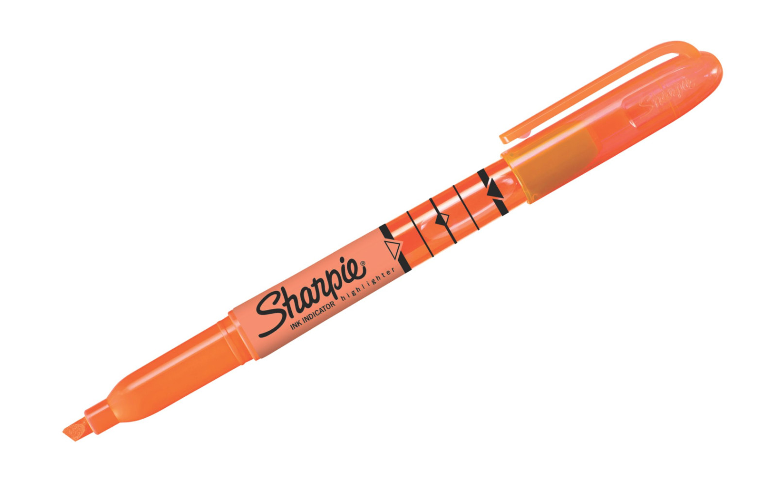 1754466 Sharpie Accent Liquid Highlighter, Chisel, Fluorescent Orange, Pack of 1