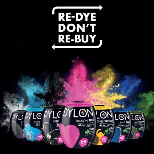 Cápsula de tinte de tela para lavadora Dylon 350 g para ropa negra - azul marino - gris humo - Imagen 18 de 21
