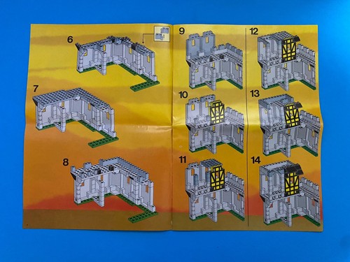 Lego CASTLE 6074 Black Falcon's Fortress Instruction Manual ONLY Black Knights - 第 5/11 張圖片