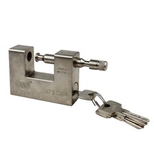 3.7in/94mm D-Shaped Heavy Duty Security Padlo...