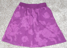 Tea Collection Girl's Purple Floral Design Skirt Size 7