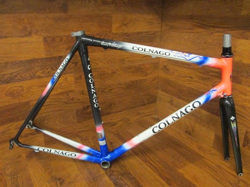 VINTAGE COLNAGO C40 ITALIANO FASCIATI carbonio road bike telaio Polveroso  55CM 56-Top Tubo | eBay