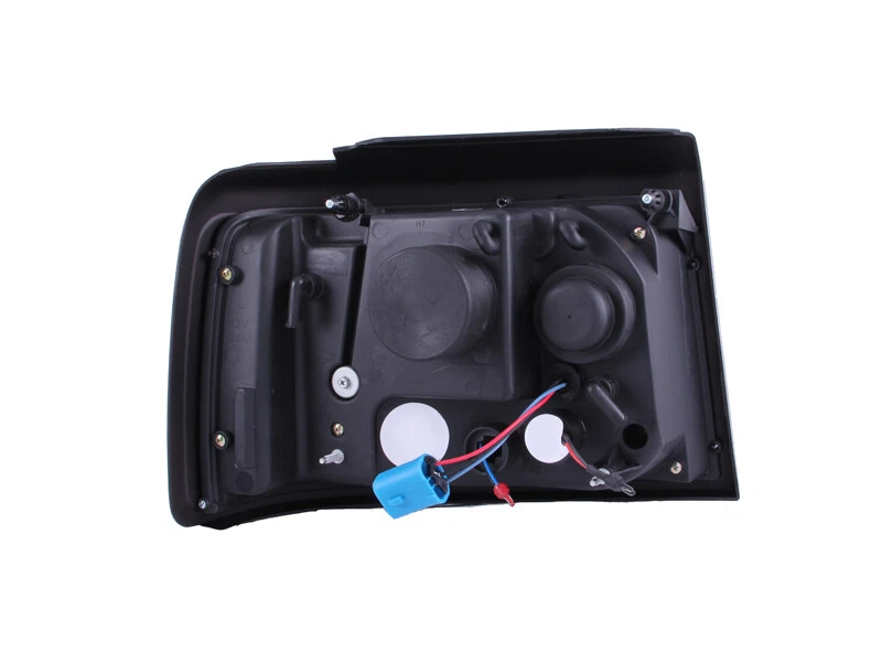 Faros proyectores ANZO para Ford F-150 1992-1996 con halo negro con marcadores laterales Foto 4 de 4